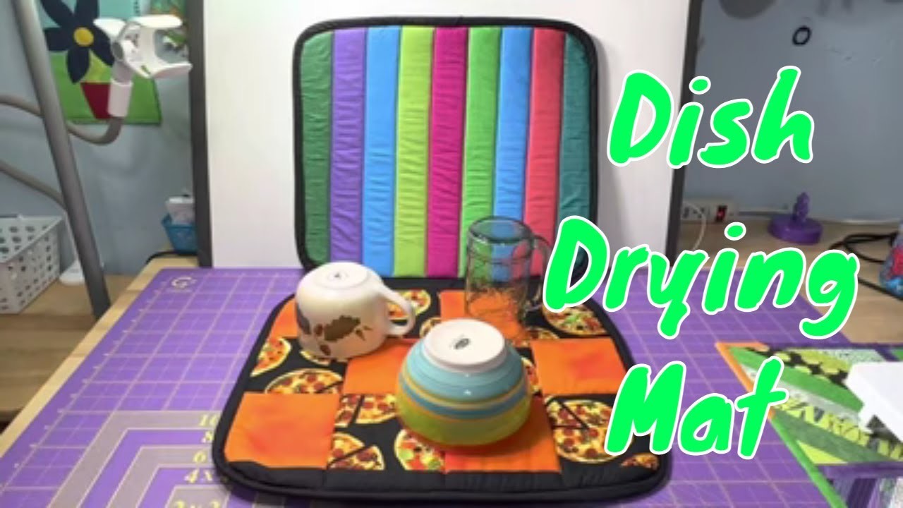 How to Sew a Dish Drying Mat