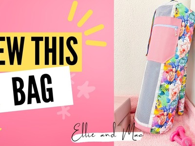 How to Sew a Simple Crossbody Bag - Ellie and Mac Pattern Sew Along Tutorial