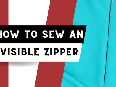How To Sew An Invisible Zipper.Beginners Guide mp4