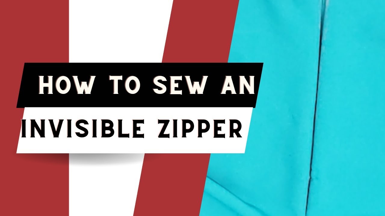 How To Sew An Invisible Zipper.Beginners Guide mp4