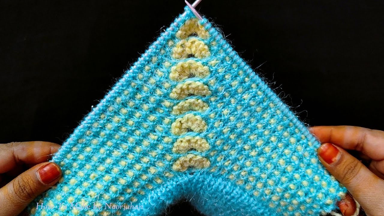 Knitting thumb socks for beginners | moja banane ka tarika #ladies socks #woolen socks design #moja