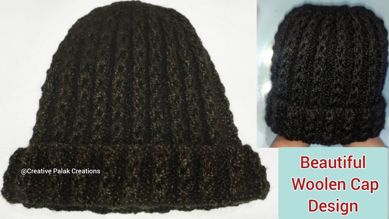Latest Cap Knitting Design For Children.Ladies.Gent's.Girls | 1 to 3 year | Creative Palak Creations