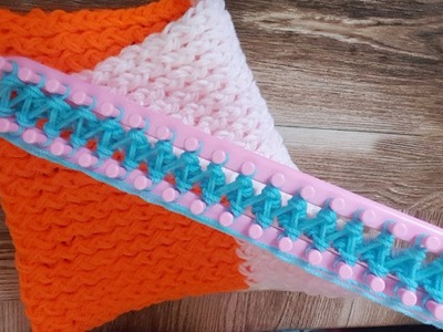 Loom knitting for beginners step by step