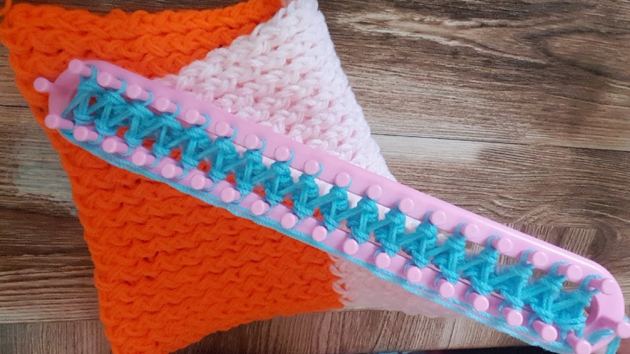 Loom knitting for beginners step by step