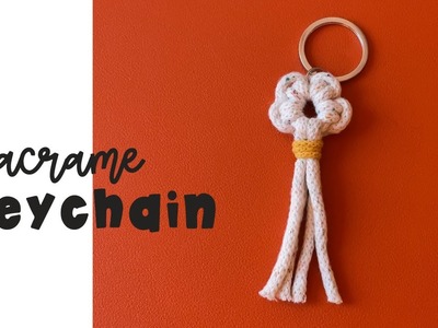 Make This Super Cute Flower Keychain in Minutes! | Macrame 2023