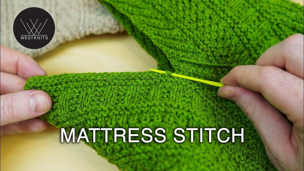 Mattress Stitch - Knitting Tutorial
