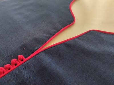 Neck Design For Kurthis Cutting And Stitching Tutorial
