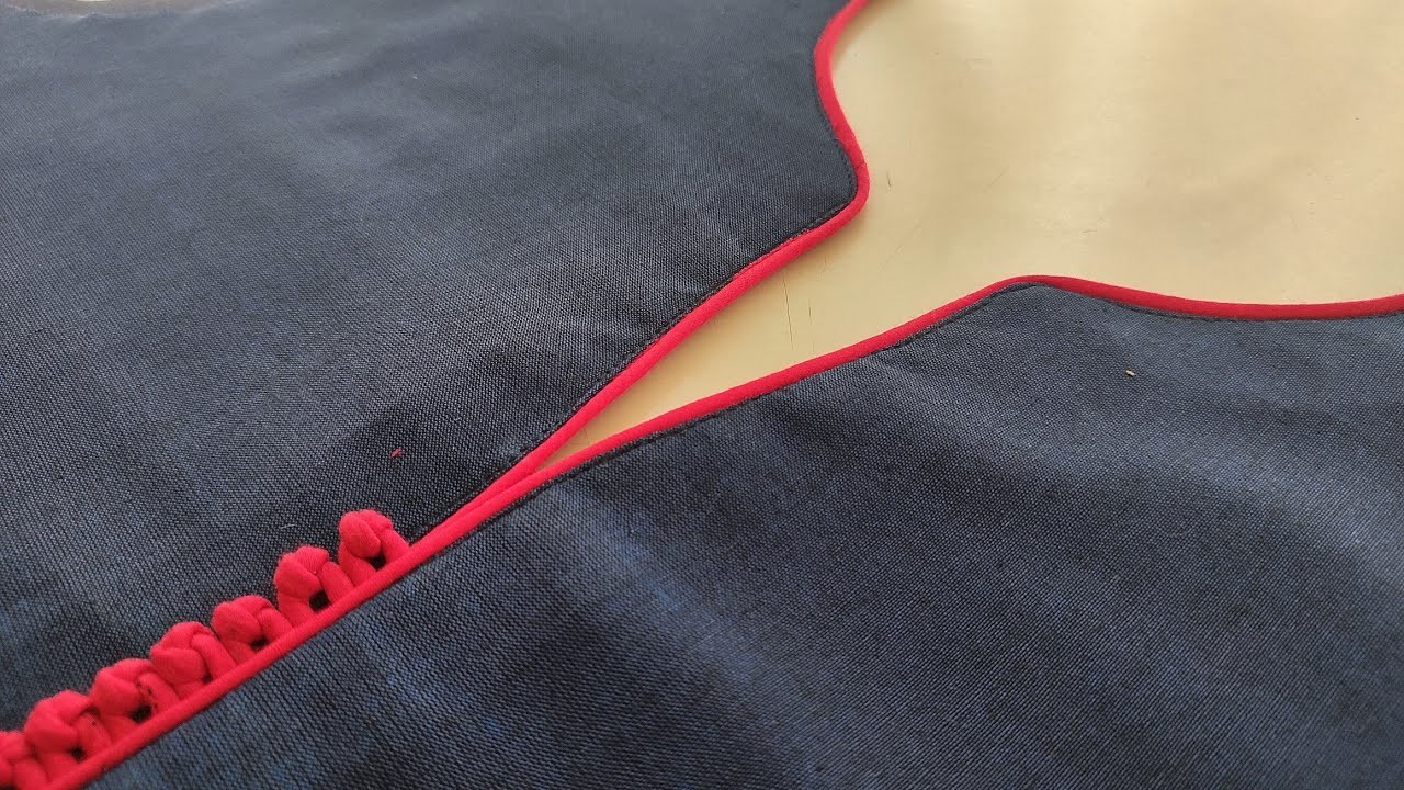 Neck Design For Kurthis Cutting And Stitching Tutorial