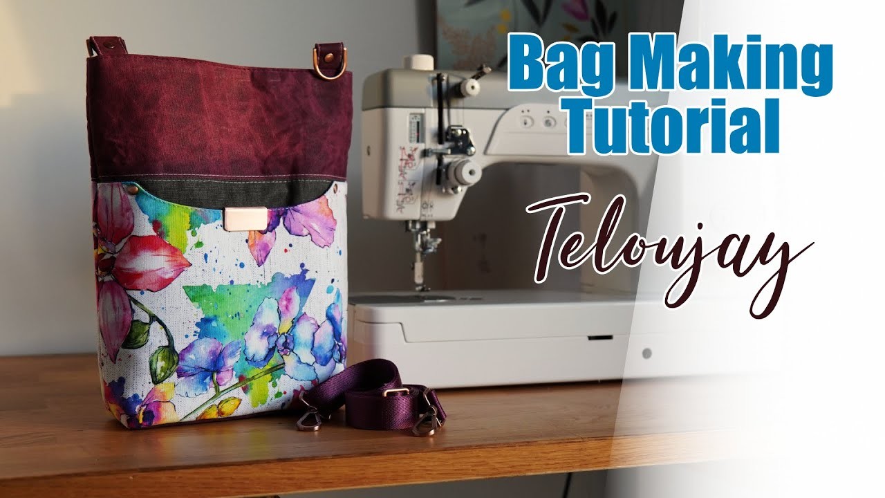 New Bag Making Sewing Tutorial - The Original Teloujay by Country Cow Designs
