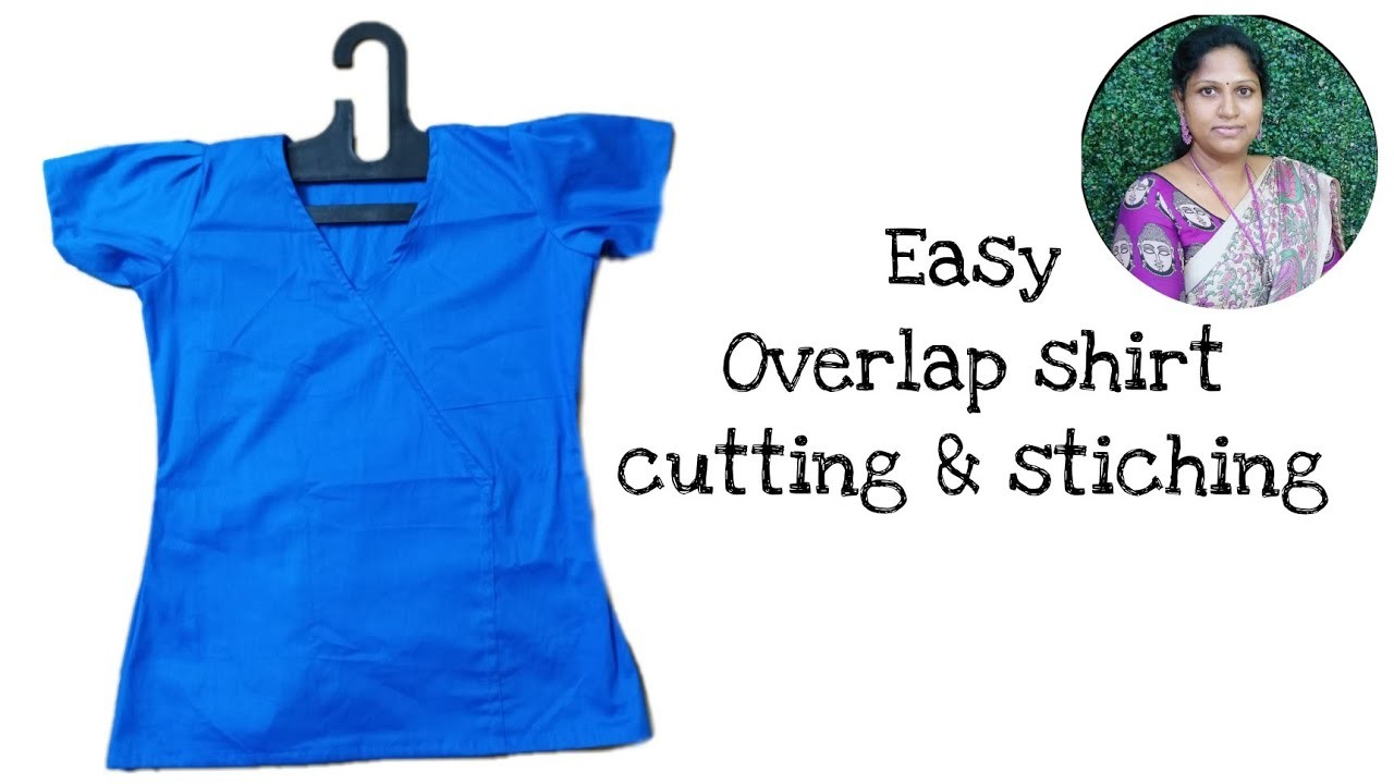 Overlap shirt cutting & stiching tutorial | sewing ideas | tailorngtips | fashiondesigning ????????