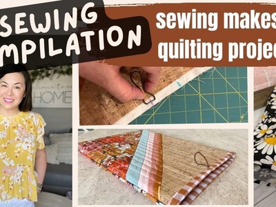 SEWING COMPILATION OF MULTIPLE SEWING PROJECT, WELCOME FRIENDS TO MY SEWING VLOG