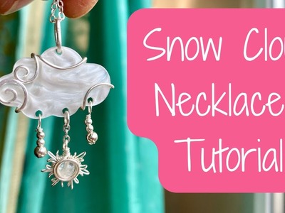 Snow Cloud Wire Wrapped Necklace Tutorial