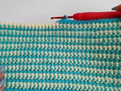 SUPER Easy and Beautiful Crochet Pattern! ???????? It’s Perfect for Blankets, Bags, Hat
