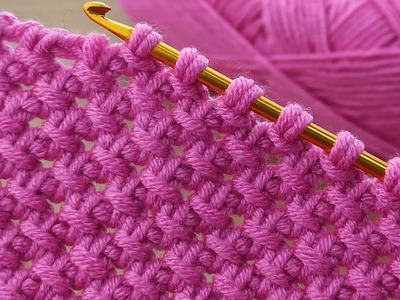 Super easy basket knitting Tunisian crochet pattern explanation #tunisiancrochet #crochet