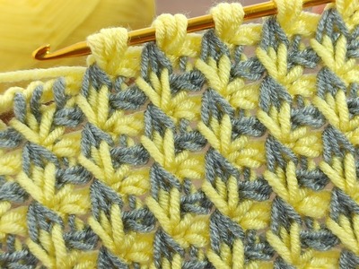 ⚡⚡  * Super Easy Tunisian Crochet Baby Blanket For Beginners online Tutorial #tunisian