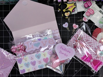 "Sweet Hearts" Valentine Loaded Envelope Swap Tutorial, Part 3: Embellishments, Extra Item & Gift!