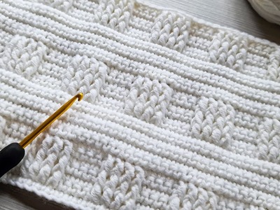The MOST GORGEOUS and UNIQUE Crochet Pattern You Have Ever Seen! ???? EASY Crochet Stitch for Blanket