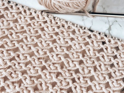 ????The most popular pattern in 2022. Knitting tutoria step by step. tunisian crochet