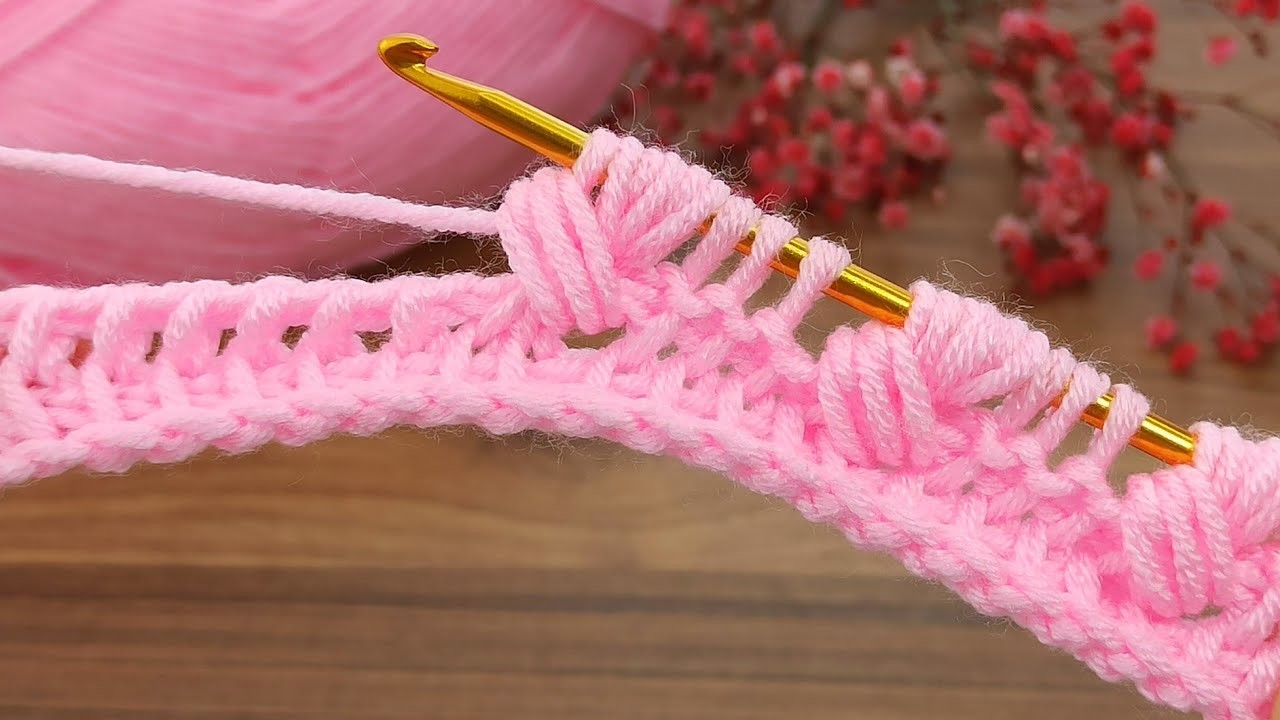 This Tunisian work is beautiful ???????? very easy Tunisian crochet pattern explanation #crochet #knitting