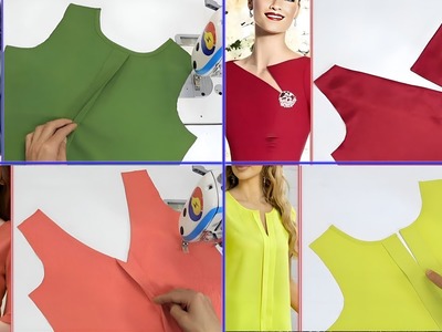 With these 4 Sewing Tips and Techniques, you will find sewing neck easier than you think