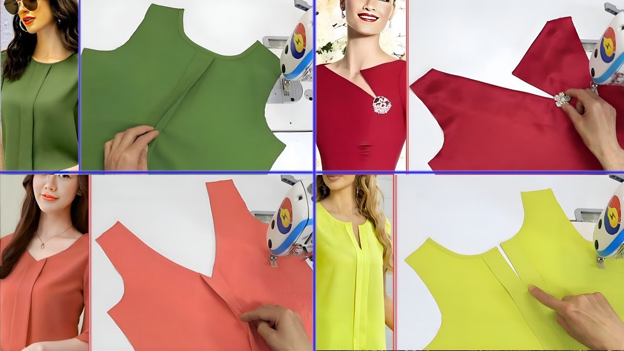 With these 4 Sewing Tips and Techniques, you will find sewing neck easier than you think