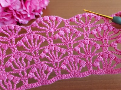 WONDERFUL BEAUTIFUL CROCHET FLOWER knitting pattern  making, step-by-step explanation for beginners
