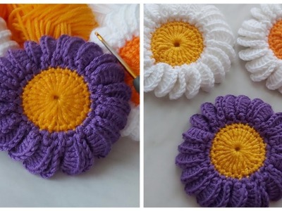Wow Amazing???????? you won't believe I did this. Very easy crochet rose motif making for beginners