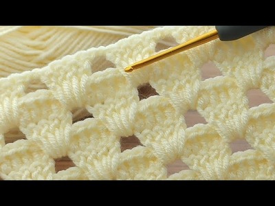 ⚡Wow beautiful crochet Very easyyyy * Super Easy  Crochet Baby Blanket For Beginners online Tutorial