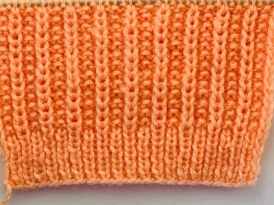 2 Rows Repeat Pattern.Super Fast Knitting Design