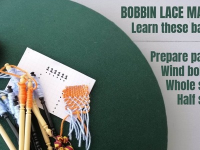 Bobbin lace basics for absolute beginners