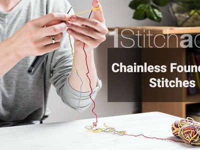 Chainless Foundation  Stitch Technique  -  Learn 1 crochet stitch a day