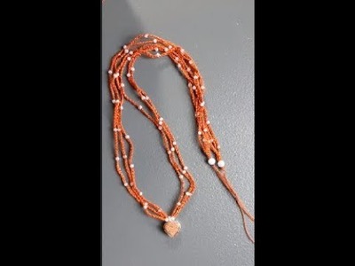Crochet Beads collar Necklace-2