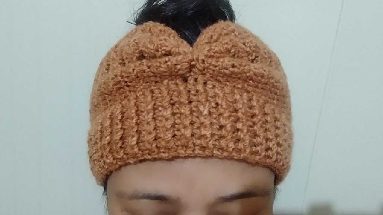 Crochet headband. ear warmer. Beginner friendly step by step tutorial video