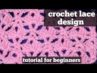 Crochet Lace Pattern For Scarf, Sweater, Baby Cap, Baby Frock,Bag etc. Crochet Tutorials.