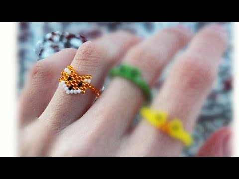 Diy Beaded | Fox Bead Ring Tutorial