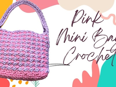 DIY Crochet Handbag | Crochet a Checkered Bag Easy | Tas Rajut Korea Terbaru | Cobblestone Stitch