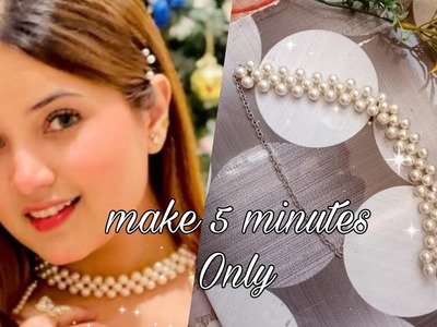 Diy rabeeca Khan necklace at home.how to make beads necklace