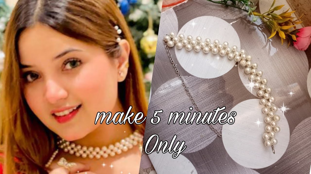 Diy rabeeca Khan necklace at home.how to make beads necklace