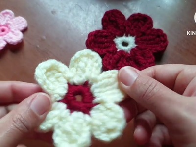 Easy crochet flower **  tutorial for beginners