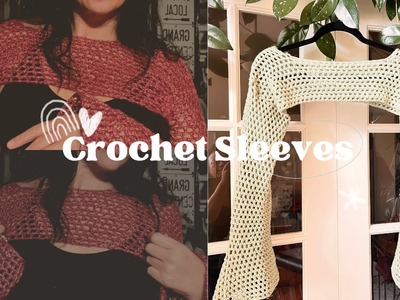 Easy Fishnet Sleeves | Shrug | Bolero | Crochet Tutorial