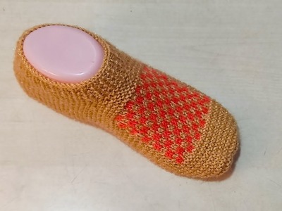 Easy knitting ladies sleepers sock booties for beginners