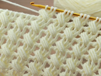 ⚡Fantastic????⚡⚡  * Super Easy  Crochet Baby Blanket For Beginners online Tutorial #tunisian #crochet