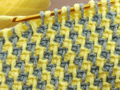 ‼️Fantastic????‼️‼️ * Super Easy  Crochet Baby Blanket For Beginners online Tutorial #tunisian #crochet