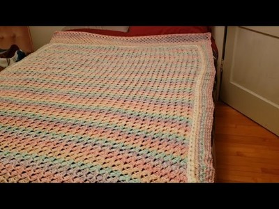 Finished Crochet Blanket | Happy Mail