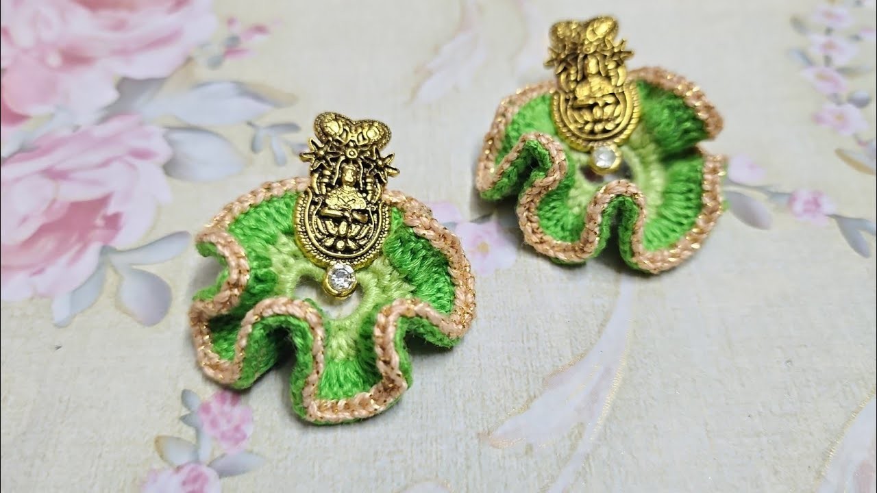 Flair crochet earrings tutorial in hindi