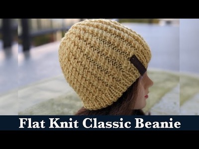 Flat Knit Classic Beanie