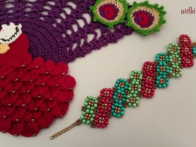 Gorgeous Carnival Bracelet\Beaded Jewelry making at home \Pulsera\Tutorial\diy