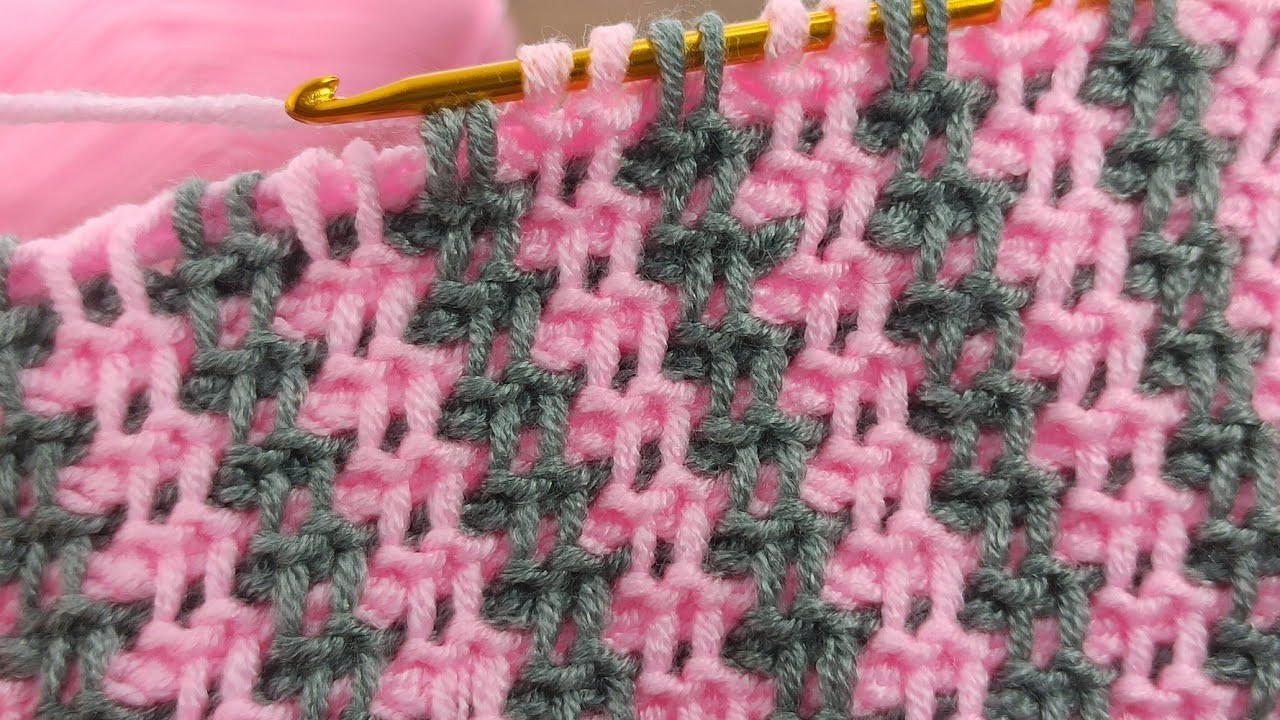 ‼️Great ????????* Super Easy  Crochet Baby Blanket For Beginners online Tutorial #tunisian #crochet