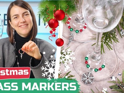 Handmade Christmas Party Glass Markers Tutorial