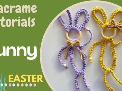 Handmade Easter Decor: DIY Macrame Bunny Tutorial  #2